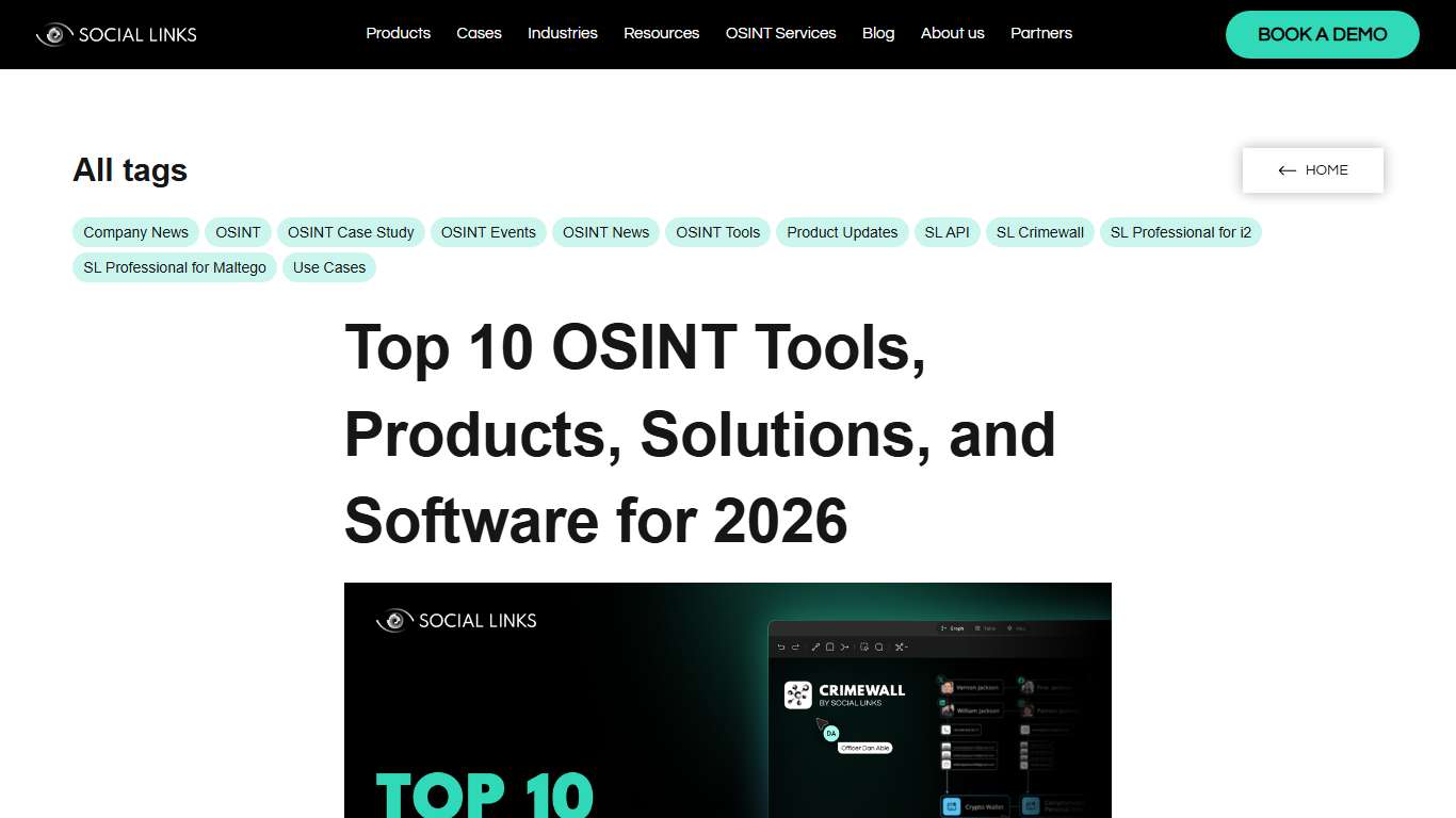 Top 10 OSINT Tools for 2026 | Blog | Social Links